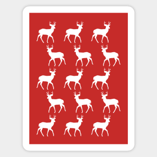 New year deer Sticker